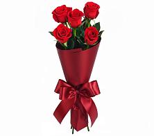 Букет 5 Красных роз Эдлесс Лав в Серебряных Прудах