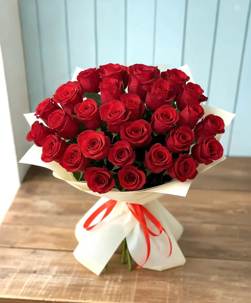 Букет 29 Красных роз в Серебряных Прудах