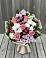 Букет цветов из: Альстромерии, Гвоздики, Розы и Хризантемы в Серебряных Прудах
