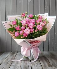 Букет Розовый кустик в Серебряных Прудах