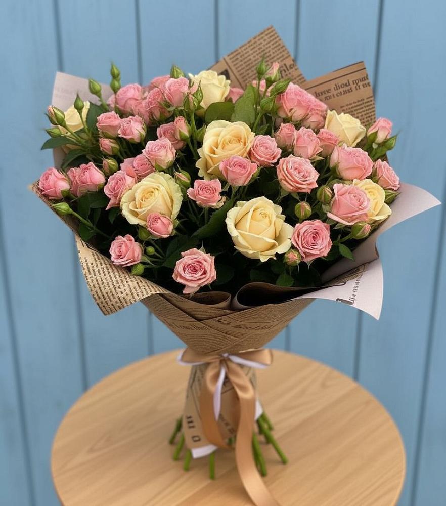 Букет цветов из: Розы в Серебряных Прудах