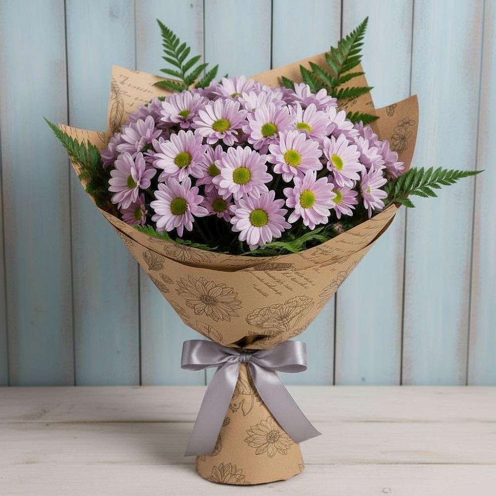 Букет цветов из: Хризантемы в Серебряных Прудах