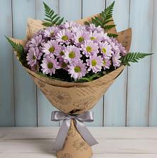 Букет цветов из:  Хризантемы в Серебряных Прудах