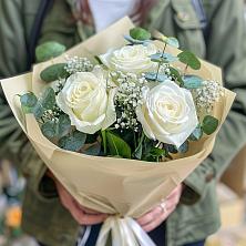 Букет Нежные грёзы в Серебряных Прудах Букет цветов из: Розы в Серебряных Прудах