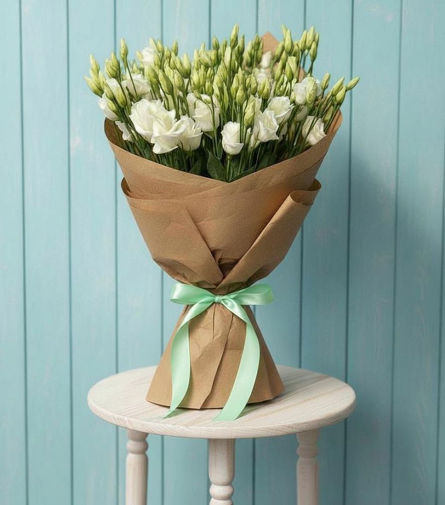 Букет цветов из: Лизиантусы в Серебряных Прудах