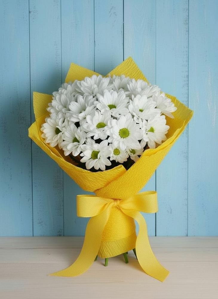 Букет цветов из: Хризантемы в Серебряных Прудах