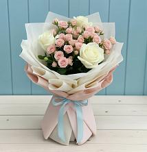 Букет цветов из:  Розы в Серебряных Прудах