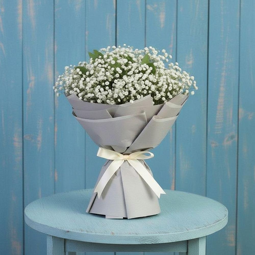 Букет цветов из: Гипсофила в Серебряных Прудах