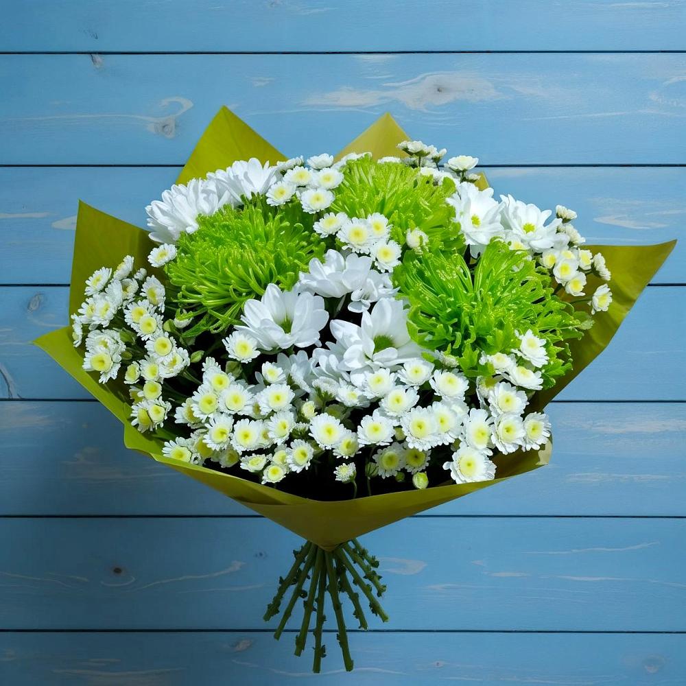 Букет цветов из: Хризантемы в Серебряных Прудах