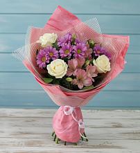 Букет цветов из:  Герберы в Серебряных Прудах