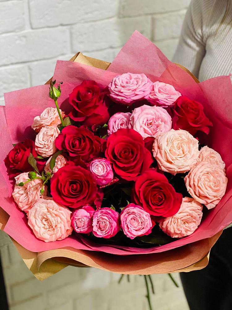 Букет цветов из: Розы в Серебряных Прудах