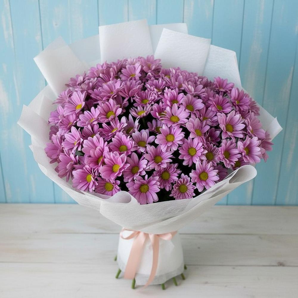 Букет цветов из: Хризантемы в Серебряных Прудах