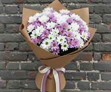 Букет цветов из:  Хризантемы в Серебряных Прудах