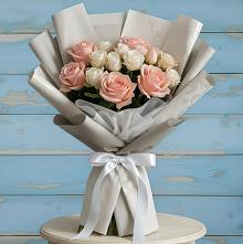 Букет цветов из:  Розы #REPLACE_PRED# Серебряных Прудах