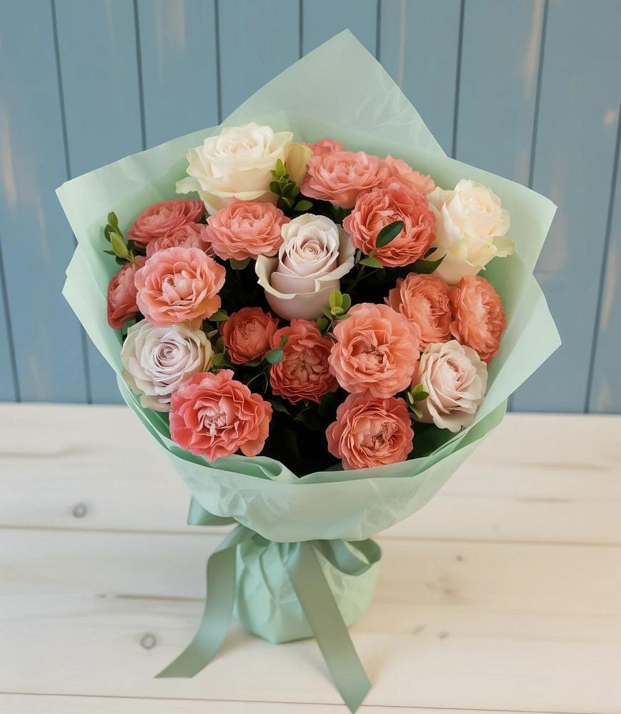 Букет цветов из: Розы в Серебряных Прудах