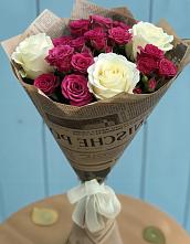 Букет цветов из:  Розы в Серебряных Прудах