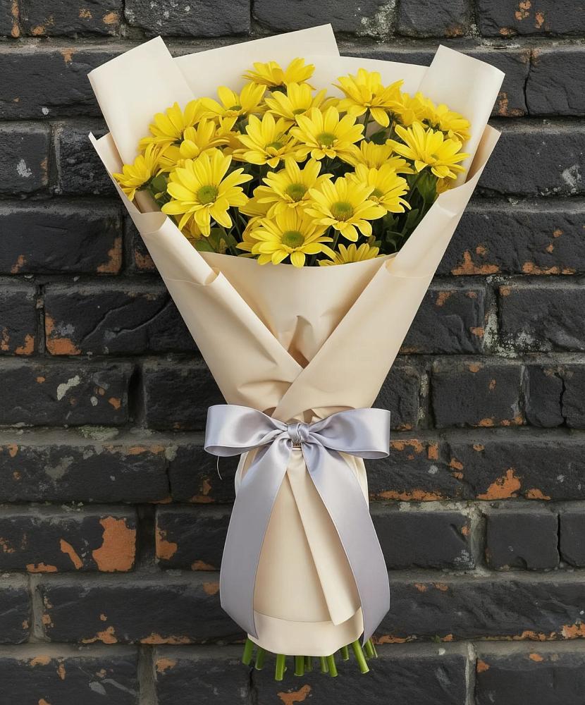 Букет цветов из: Хризантемы в Серебряных Прудах