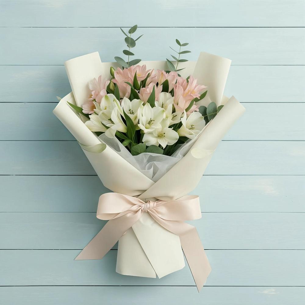 Букет цветов из: Альстромерии в Серебряных Прудах