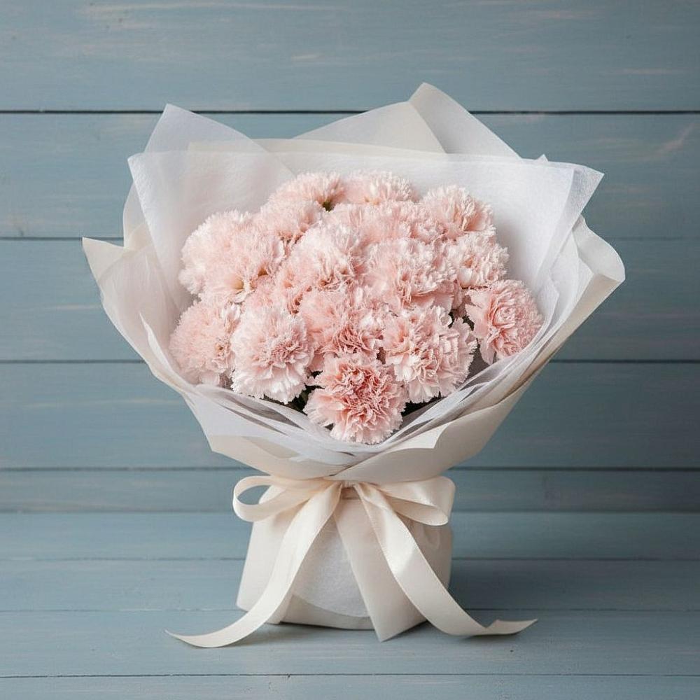 Букет цветов из: Гвоздики в Серебряных Прудах