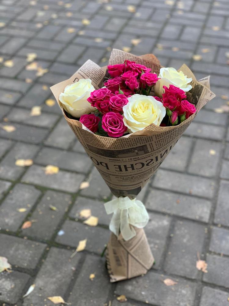 Букет цветов из: Розы в Серебряных Прудах