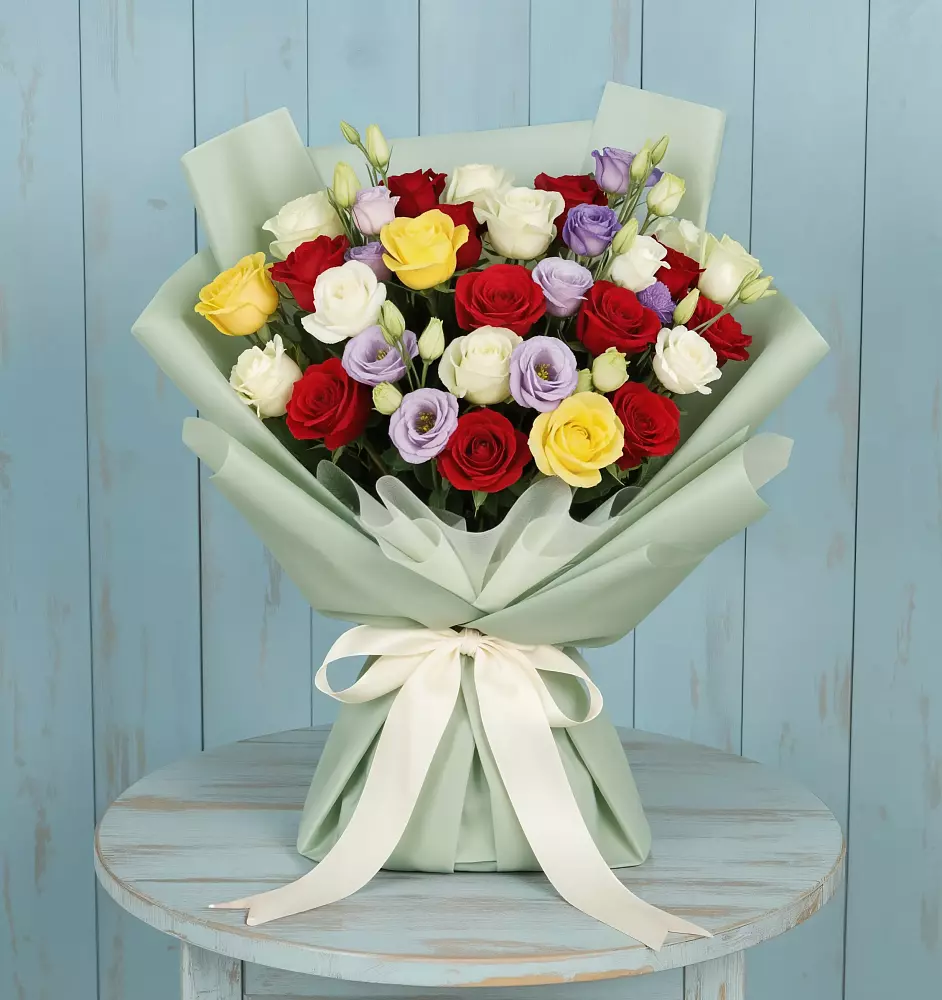 Букет цветов из: Розы в Серебряных Прудах