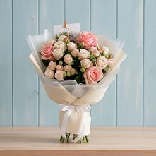 Букет цветов из:  Розы #REPLACE_PRED# Серебряных Прудах