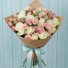 Букет цветов из:  Розы в Серебряных Прудах